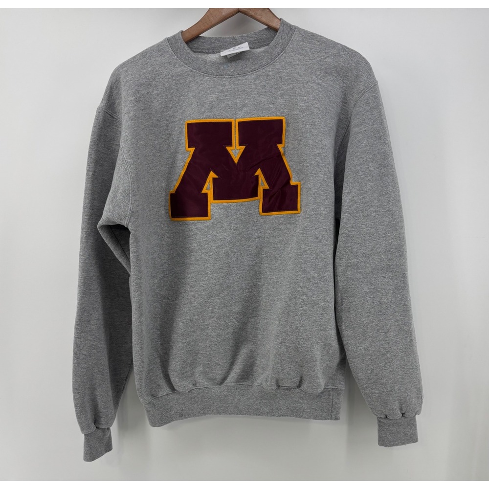 Champion University of Minnesota Sweatshirt Men Medium Golden Gophers